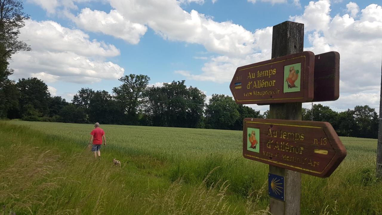 Chez Pique-Fesse Chambre D'Hote Saint-Martin-L'ars Kültér fotó
